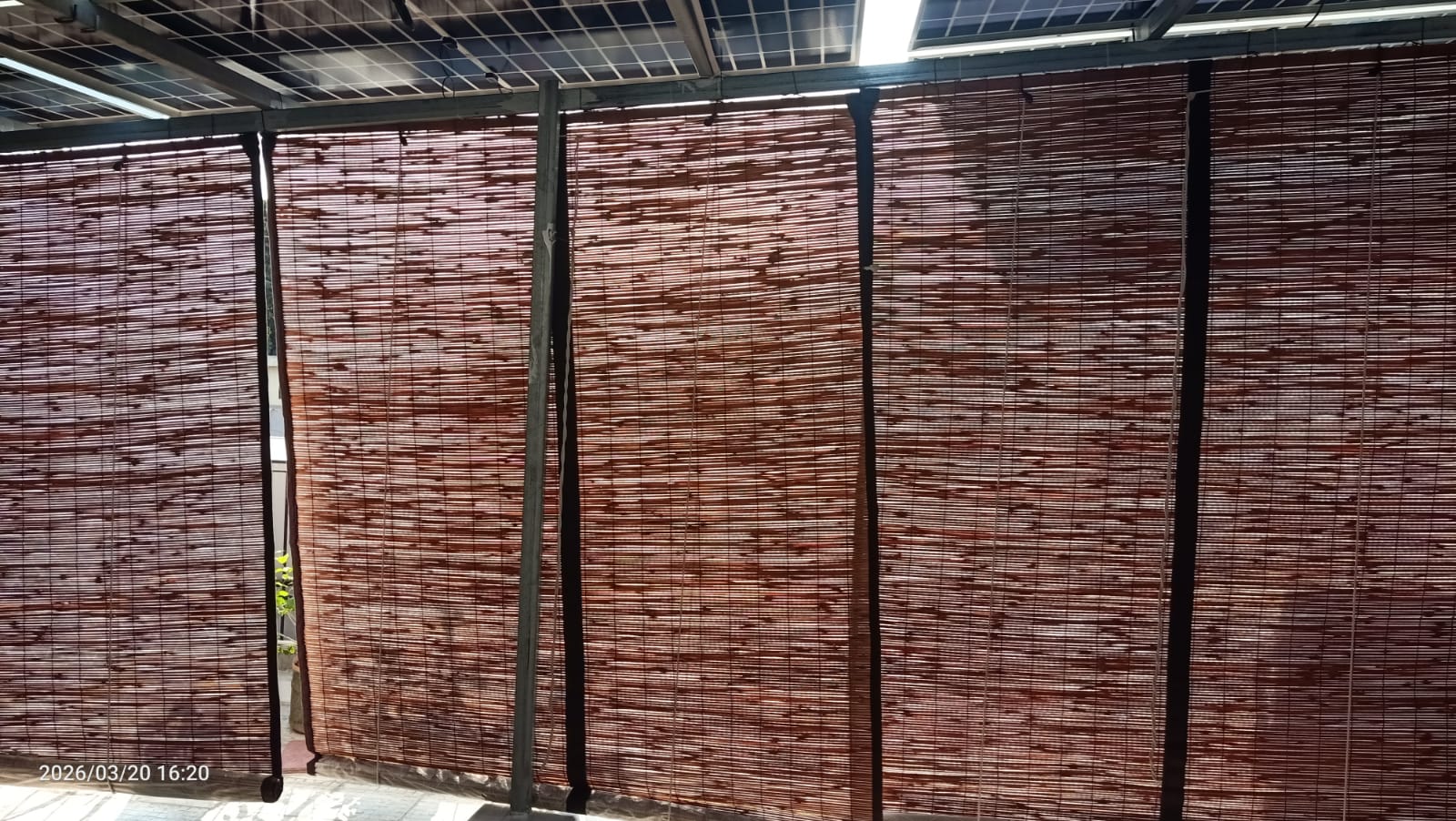 Vetiver blinds farmhouse